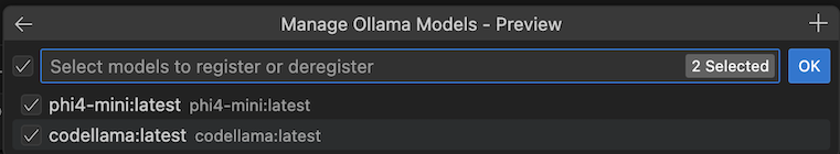 選擇Models