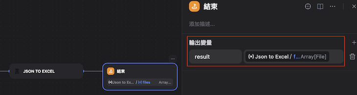 輸出變量